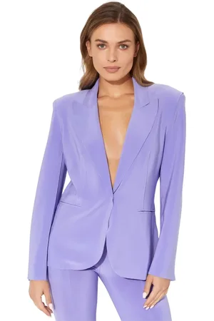 Norma Kamali Donna, Giacche, Viola, L, new
