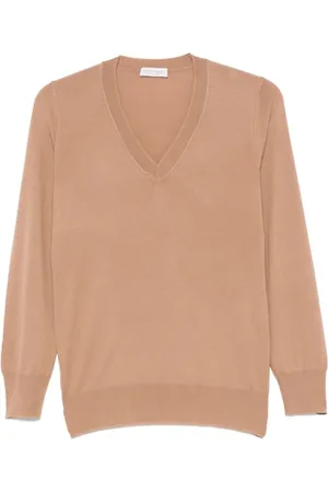 LE TRICOT PERUGIA Donna, Maglie, Marrone, M, new
