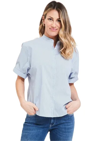 caliban Donna, Camicette , Blu, M, new