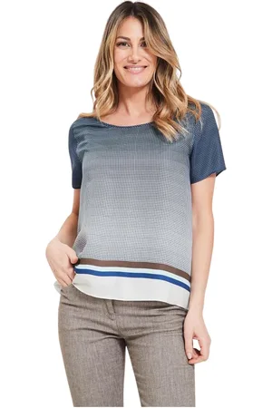 caliban Donna, Camicette , Blu, M, new