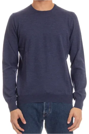 BARBA Uomo, Maglie, Blu, M, new