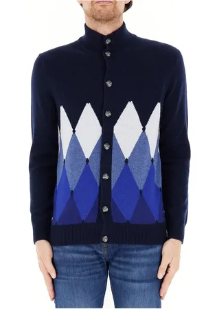 BALLANTYNE Uomo, Maglie, Blu, L, new