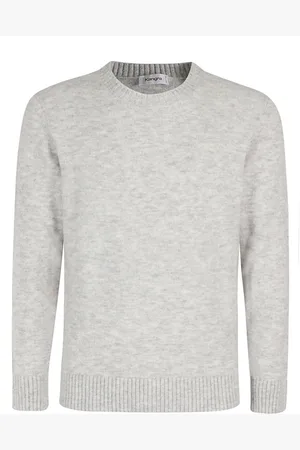 KANGRA CASHMERE Uomo, Maglie, Grigio, M, new