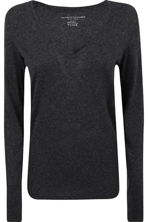 Majestic Donna, Top, Grigio, M, new