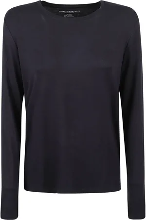Majestic Donna, Top, Blu, M, new