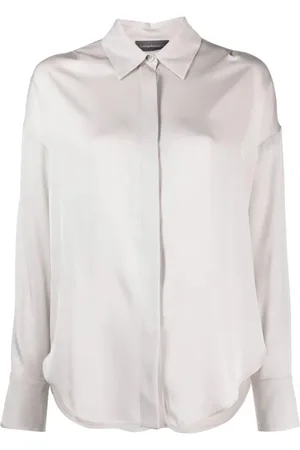 LORENA ANTONIAZZI Donna, Camicette , Grigio, XL, new