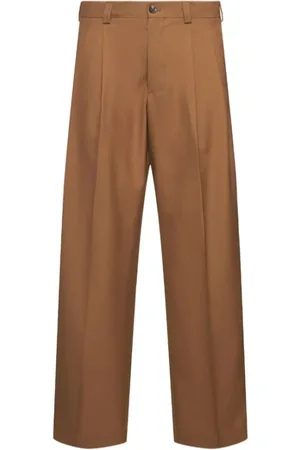 LANEUS Uomo, Pantaloni, Marrone, L, new