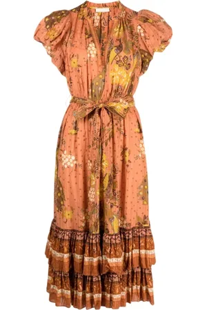 ULLA JOHNSON Donna, Abiti, Multicolore, L, new