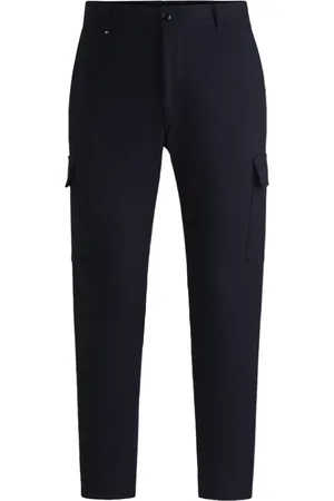 HUGO BOSS Uomo, Pantaloni, Blu, L, new