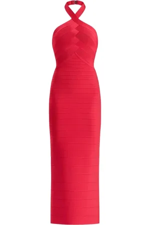 Hervé Léger Donna, Abiti, Rosso, M, new