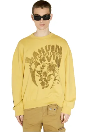 Lanvin Uomo, Felpe, Giallo, M, new