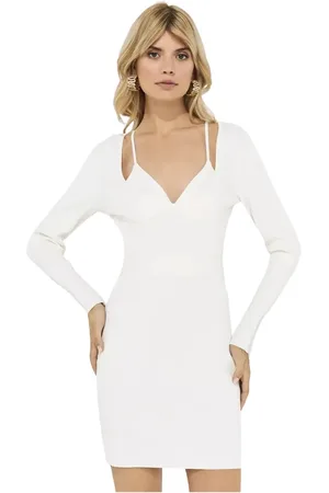 Hervé Léger Donna, Abiti, Bianco, S, new