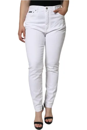 Dolce & Gabbana Donna, Jeans, Bianco, L, new