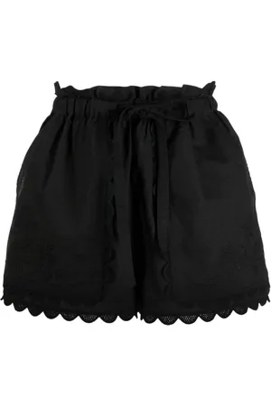 ULLA JOHNSON Donna, Pantaloncini, Nero, L, new