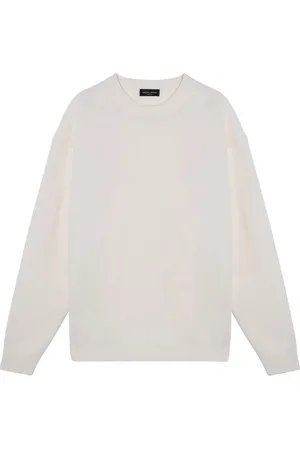 Roberto Collina Uomo, Maglie, Bianco, M, new