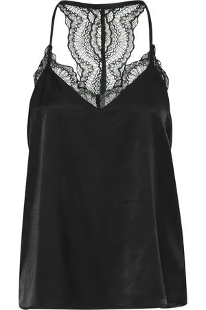 Cream Donna, Top, Nero, M, new