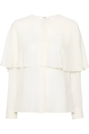Chloé Donna, Camicette , Bianco, M, new