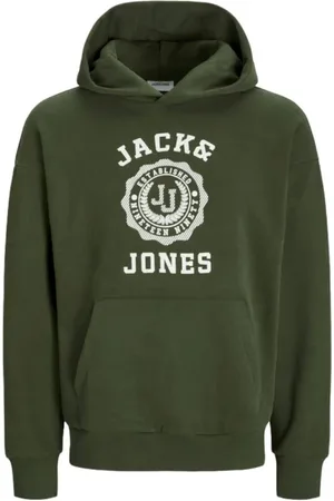 JACK & JONES Uomo, Felpe, Verde, M, new