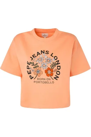 Pepe Jeans Donna, Top, Arancione, L, new