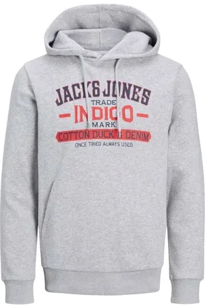 JACK & JONES Uomo, Felpe, Grigio, M, new
