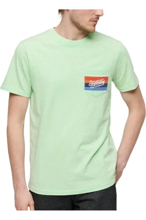 Superdry Uomo, Top, Verde, S, new