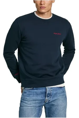 Pepe Jeans Uomo, Felpe, Blu, M, new