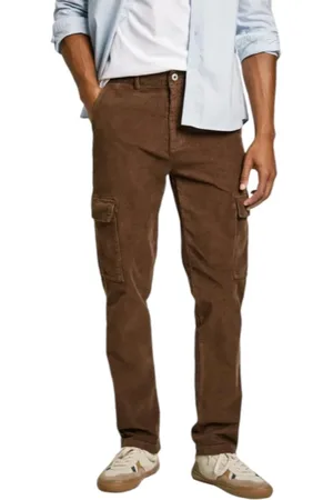 Pepe Jeans Uomo, Pantaloni, Marrone, W36, new