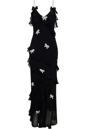 LOVESHACKFANCY Donna, Abiti, Nero, M, new