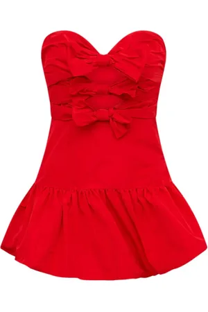 LOVESHACKFANCY Donna, Abiti, Rosso, S, new