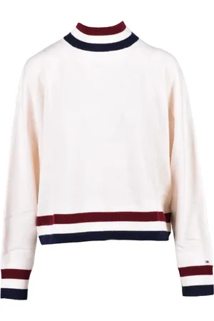 Tommy Hilfiger Donna, Maglie, Bianco, XS, new