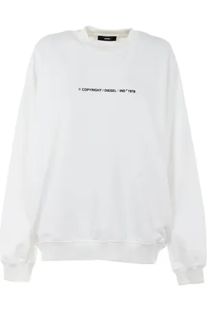 Diesel Donna, Felpe, Bianco, S, new