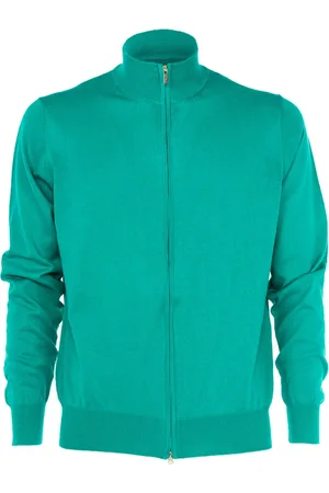 CASHMERE COMPANY Uomo, Maglie, Verde, L, new