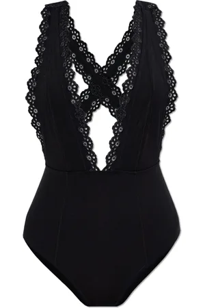 ULLA JOHNSON Donna, Costumi da bagno, Nero, L, new