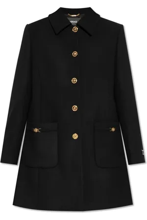 VERSACE Donna, Cappotti, Nero, S, new