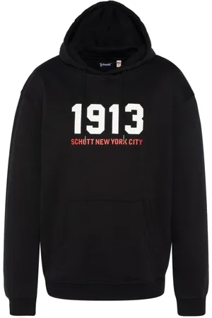 Schott NYC Uomo, Felpe, Nero, S, new