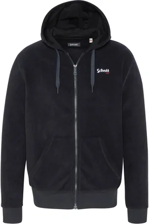 Schott NYC Uomo, Felpe, Nero, S, new