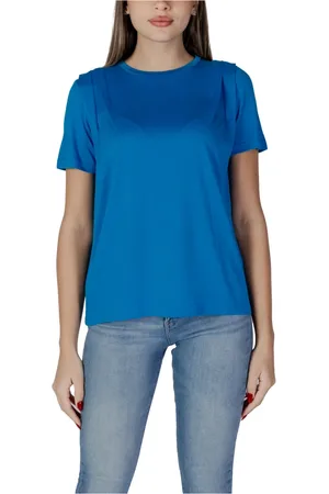 B YOUNG Donna, Top, Blu, M, new