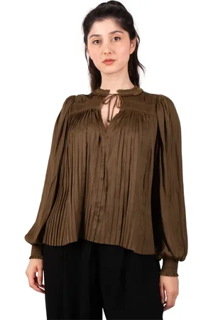 ULLA JOHNSON Donna, Camicette , Verde, S, new