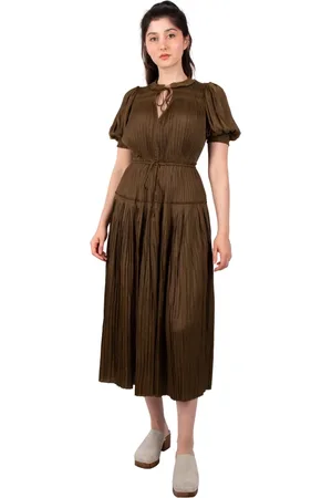 ULLA JOHNSON Donna, Abiti, Verde, M, new
