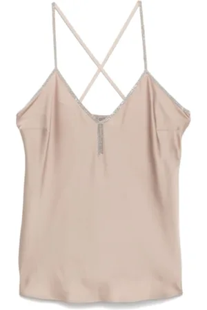 D.EXTERIOR Donna, Top, Marrone, M, new