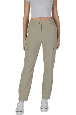 B YOUNG Donna, Pantaloni, Verde, L, new