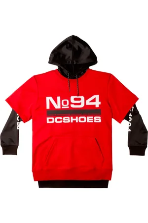 Dcshoes Uomo, Felpe, Rosso, S, new