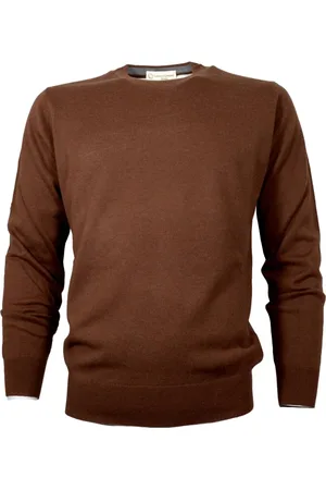CASHMERE COMPANY Uomo, Maglie, Marrone, L, new