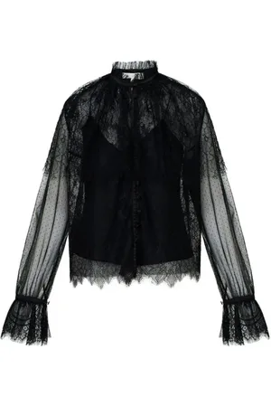 LOVESHACKFANCY Donna, Camicette , Nero, S, new