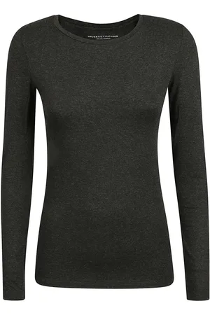 Majestic Donna, Top, Grigio, S, new