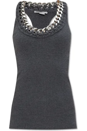 Stella McCartney Donna, Top, Grigio, S, new