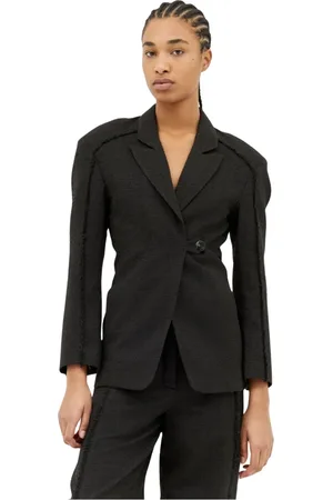 Ganni Donna, Giacche, Nero, M, new