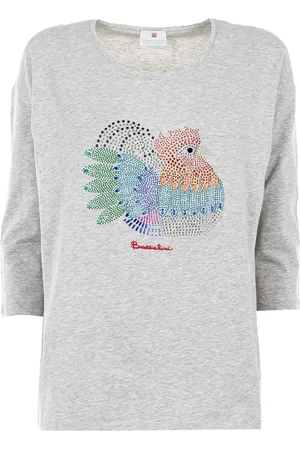 Braccialini Donna, Top, Grigio, L, new