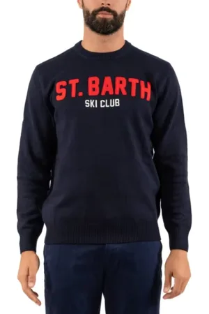 MC2 SAINT BARTH Uomo, Maglie, Blu, S, new
