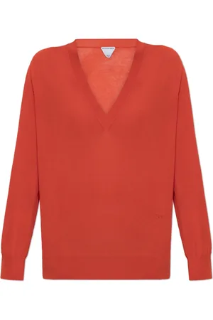 Bottega Veneta Donna, Maglie, Rosso, M, new